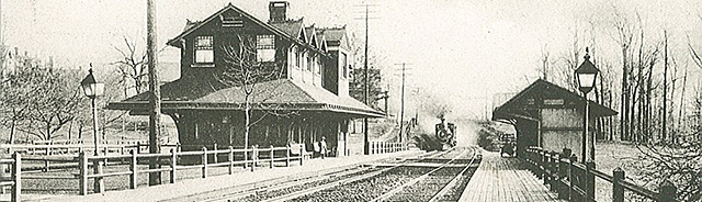 Early image of the Tulpheocken Train Station